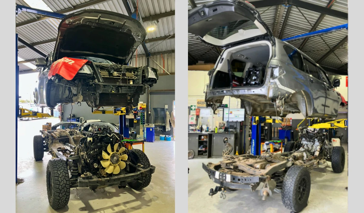 Rawson Motors Full AC Restoration – 2020 Nissan Patrol - Dissasembly & Cab Off